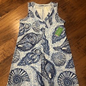 Lilly Pulitzer Amina Dress Stuffed Shells SM NWT